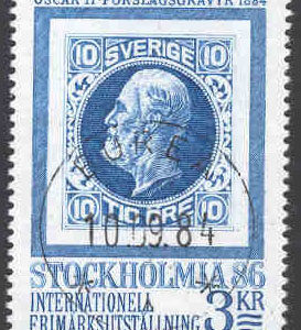 F 1261 Stockholmia 86 I, prakt BUREÅ 10.09.84