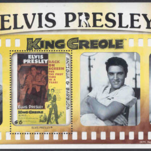 Antigua & Barbuda – M BL 663 Elvis Presley, King Creole, block**