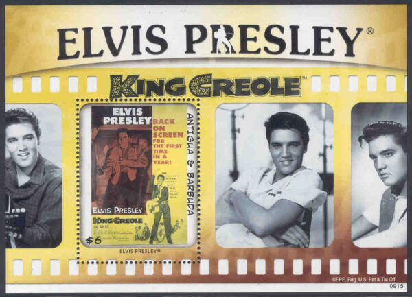 Antigua & Barbuda - M 4698 (BL 663) Elvis Presley, King Creole, block**
