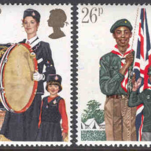 England – M  910-913 Brittiska ungdomsorganisationer bla Scouting, 4 kpl**