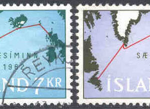 Island – F  403-404 Telekabel, 2 kpl stpl
