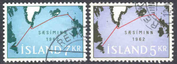 Island - F  403-404 Telekabel, 2 kpl stpl