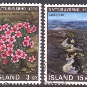 Island – F  484-485 Naturvårdsåret, 2 kpl