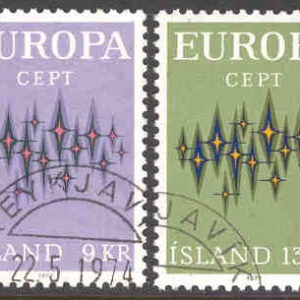 Island – F  498-499 Europa CEPT 1972, 2 kpl