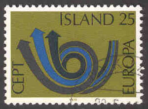 Island – F  509 Europa CEPT 1973, 25 kr