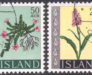 Island – F  452-453 Blommor IV, 2 kpl