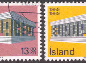 Island – F  465-466 Europa CEPT 1969, 2 kpl