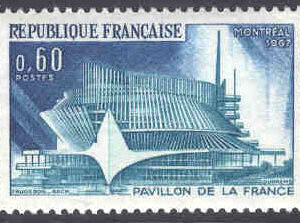 Frankrike – M 1577 Världsutställningen EXPO 67, Montreal, 1 kpl**