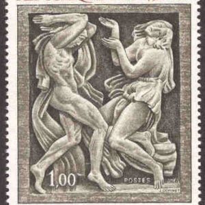 Frankrike – M 1640 La danse, skulptur av A Bourdelle, 1 kpl**