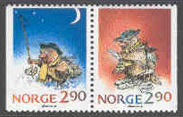 Norge – F 1047-1048 SX Ludvig, par kpl **