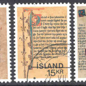 Island – F  476-478 Gamla handskrifter, 3 kpl