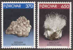 Färöarna – F  237-238 Geologi – Mineraler, 2 kpl **