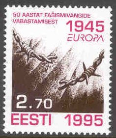 Estland – M  254 Europa CEPT 1995 Fred & Frihet, märke kpl **