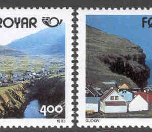 Färöarna – F  248-249 Norden II – Turistmål, 2 kpl **