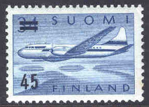 Finland – F  509 Flyg, Convair Metropolitan CV 440, övertryck, 45 Mk **