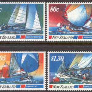 Nya Zeeland – M  986-989 Klassiska seglingsregattor, segelbåtar, 4 kpl**