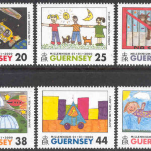 Guernsey – M  839-844 Sekelskifte, Int. Teckningstävling för barn, 4 kpl**