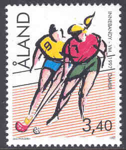 Åland – F  127 VM i innebandy för damer 1997, 1 kpl **