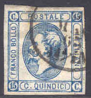 Italien – M   15 I, Kung Victor Emanuel 15 c, typ I