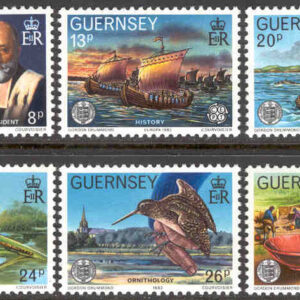 Guernsey – M  245-250 Europa CEPT 1982 Historiska händelser, 6 kpl **