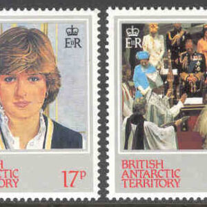 British Antarctic Ter. – M   94-97 Prinsessan Dianas 21-årsdag, 4 kpl**