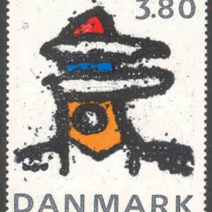 Danmark – F  878 Konstnären Robert Jacobsen, 1 kpl **