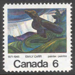 Kanada – M  475 Emily Carrs födelse 100 år, 1 kpl**