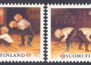 Finland – F  876-877 Jul 1980 – Gamla jullekar, 2 kpl **