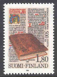Finland – F 1059 Boken i Finland 500 år, 1 kpl**