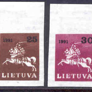 Litauen – M  480-481 Litauisk ryttare, 2 kpl **