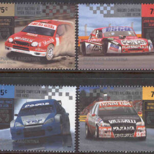 Argentina – M 3046-3049 Sport – Bilsport – Bilar bla Ford Falcon, 4 kpl **