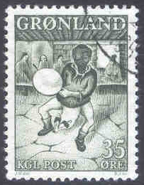 Grönland – F   46 Trumdans, 1 kpl stpl