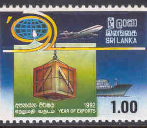 Sri Lanka – M  975 Exportåret 1992, 1 kpl**