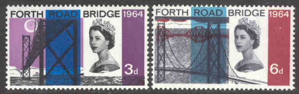 England - M  382-383 x Öppnande av bron över Firth of Forth, 2 kpl **