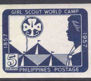 Filippinerna – M  613 B Scoutrörelsens grundare Lord Baden-Powell 100 år, 1 kpl otandat **