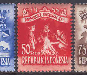 Indonesien – M  138-142 Nationell scoutingträff, 5 kpl**