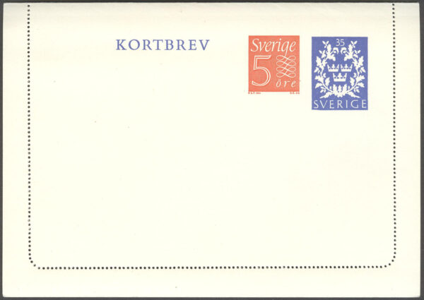F kB 47 B - Kortbrev obeg