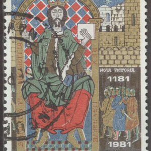 Spanien – M 2508 Staden Vitoria 800 år, märke kpl