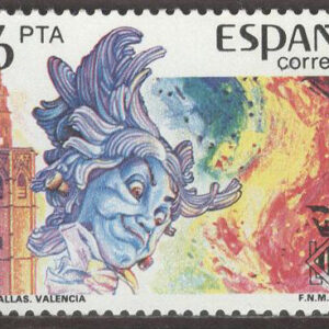 Spanien – M 2624 – Spansk Folkfest II – Las Fallas, Valencia, märke kpl **