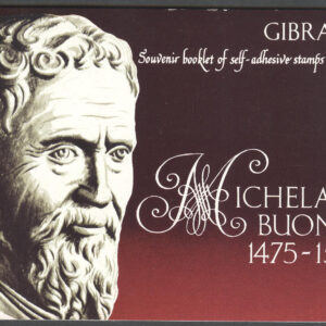 Gibraltar – M  334-336 B Jul 1975 – Michelangelo 500 år, 9 märken i Häfte kpl **