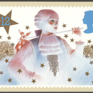 England – Postkort 1985 – Jul 1985, 5 kort kpl