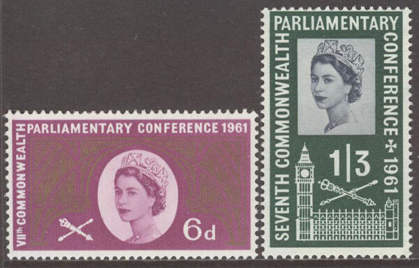 England - M  349-350 7:e Samväldes-Parlamentskonferensen,  2 kpl **
