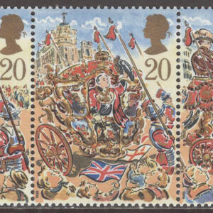 England – M 1230-1234 Ämbetet överborgmästare i London 800 år, 5-strip kpl **
