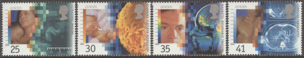 England - M 1535-1538 Europa CEPT 1994 Upptäckter, serie 4 kpl **