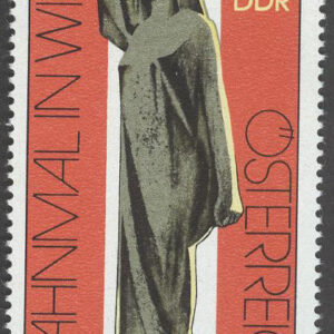 DDR – M 2093 Minnesmärken – Figur av Fritz Cremer, 1 kpl **