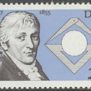DDR – M 2215 Personligheter – Carl Friedrich Gauß – Astronom, 1 kpl **