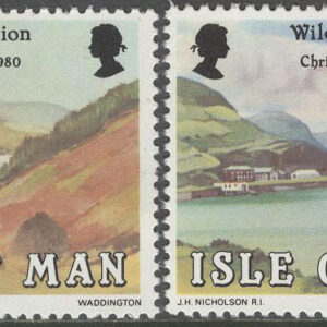 Isle of Man – M  178-179 Jul 1980 – Naturskyddsår – Fåglar, 2 kpl **