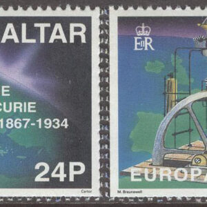 Gibraltar – M  683-686 Europa CEPT 1994 Upptäckter, 2 st par kpl **