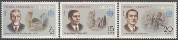 Turkiet - M 2510-2512 Europa CEPT 1980 Historia, serie 3 kpl **