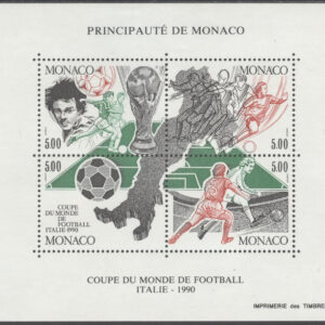 Monaco – M BL  48 VM i Fotboll i Italien 1990, Block **